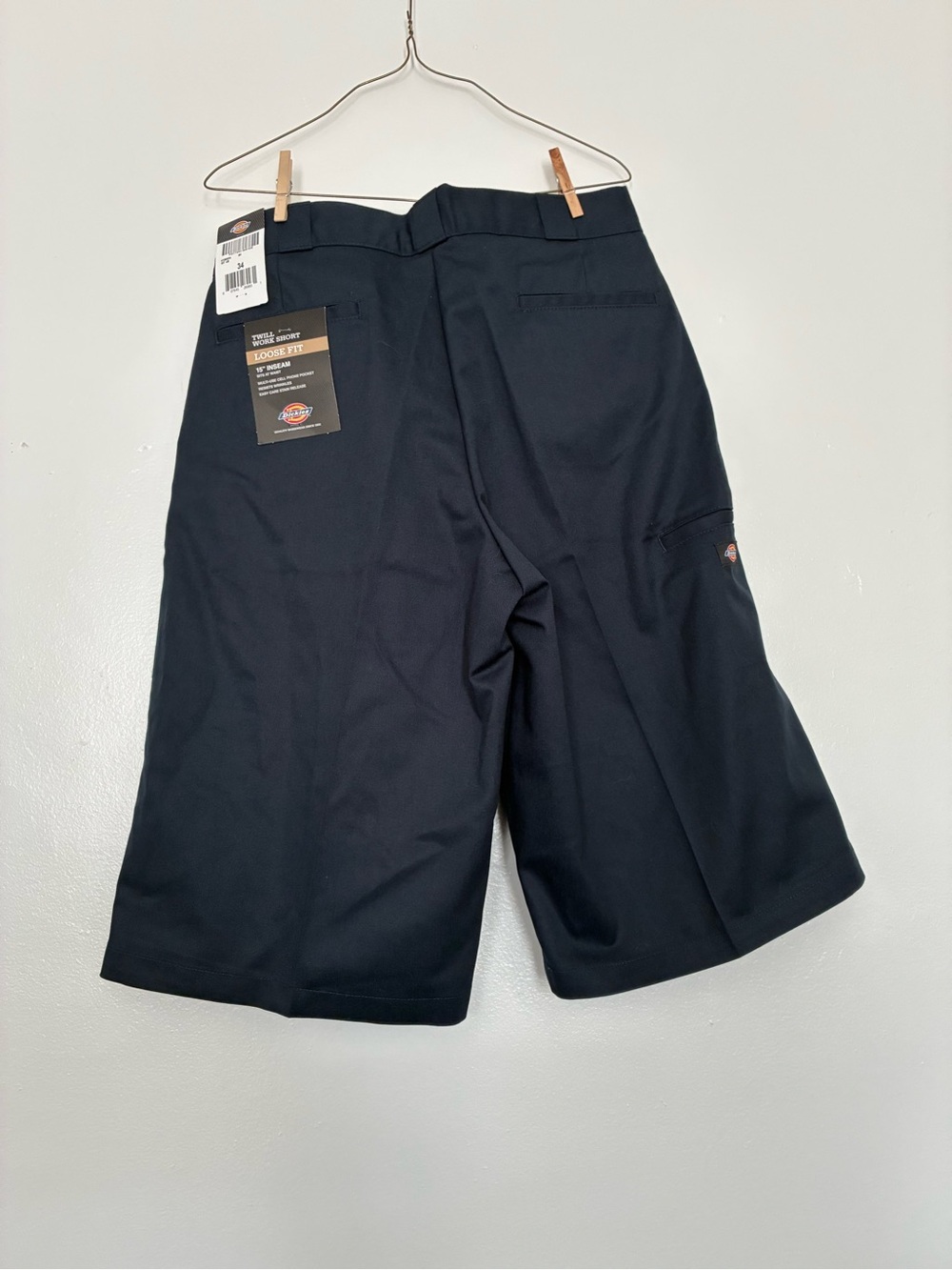 Dickies Men’s Black Relaxed Loose Fit Work Shorts